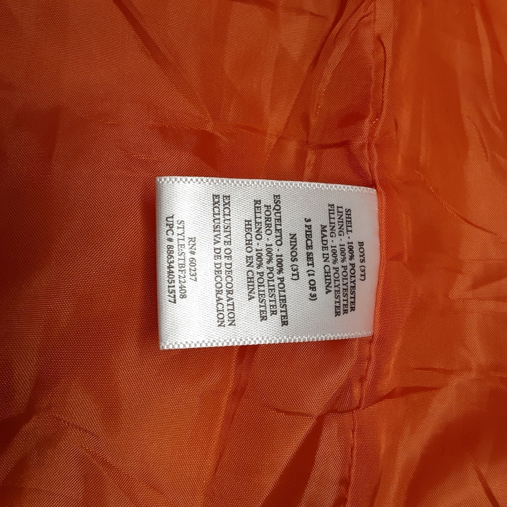 Timberland puffy vest camo size 3T - Picture 4 of 5